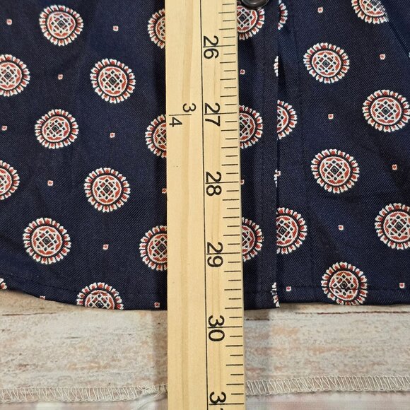 Banana Republic Silk Patterned Shirt Womens Small - Picture 8 of 8